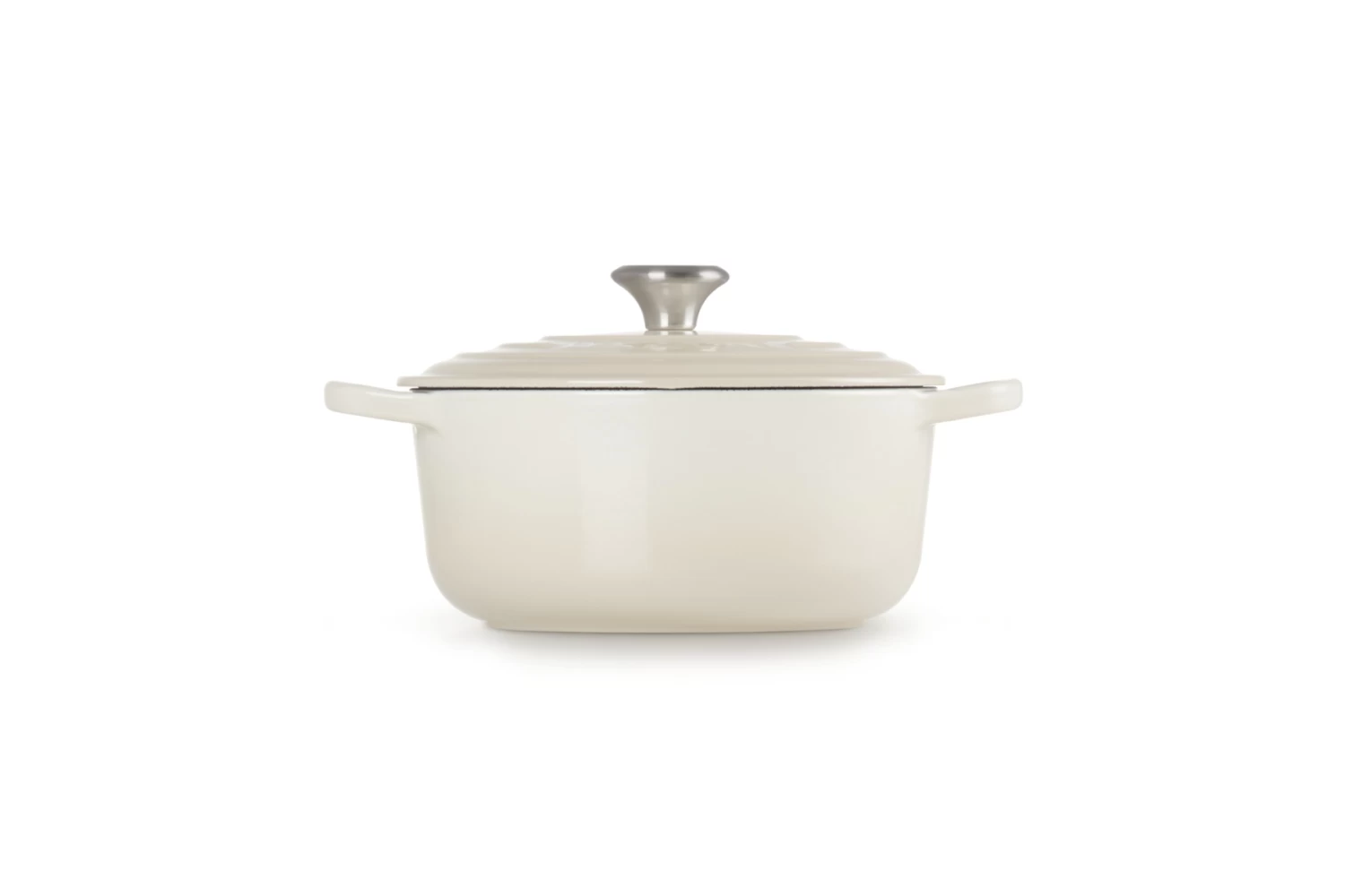 Le Creuset Braadpan Signature - Meringue - ø 20 Cm / 2.4 Liter - Afbeelding 4