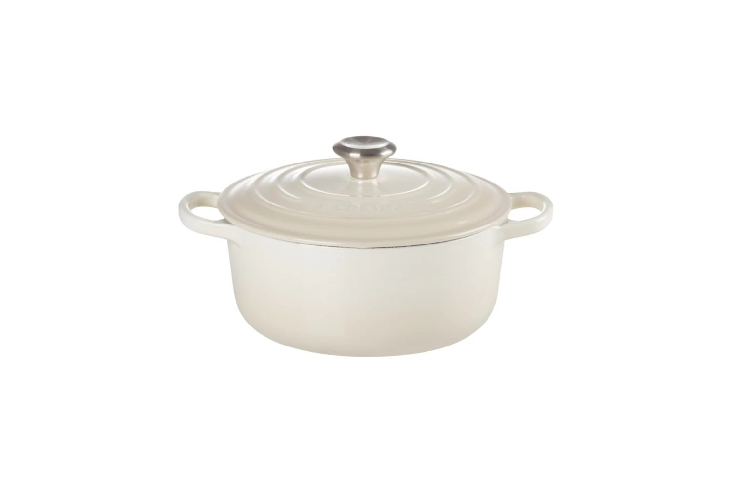 Le Creuset Braadpan Signature - Meringue - ø 20 Cm / 2.4 Liter - Afbeelding 3