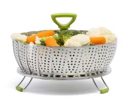 Sareva Stoommandje - RVS - Verstelbaar Van ø 17 - 27 Cm