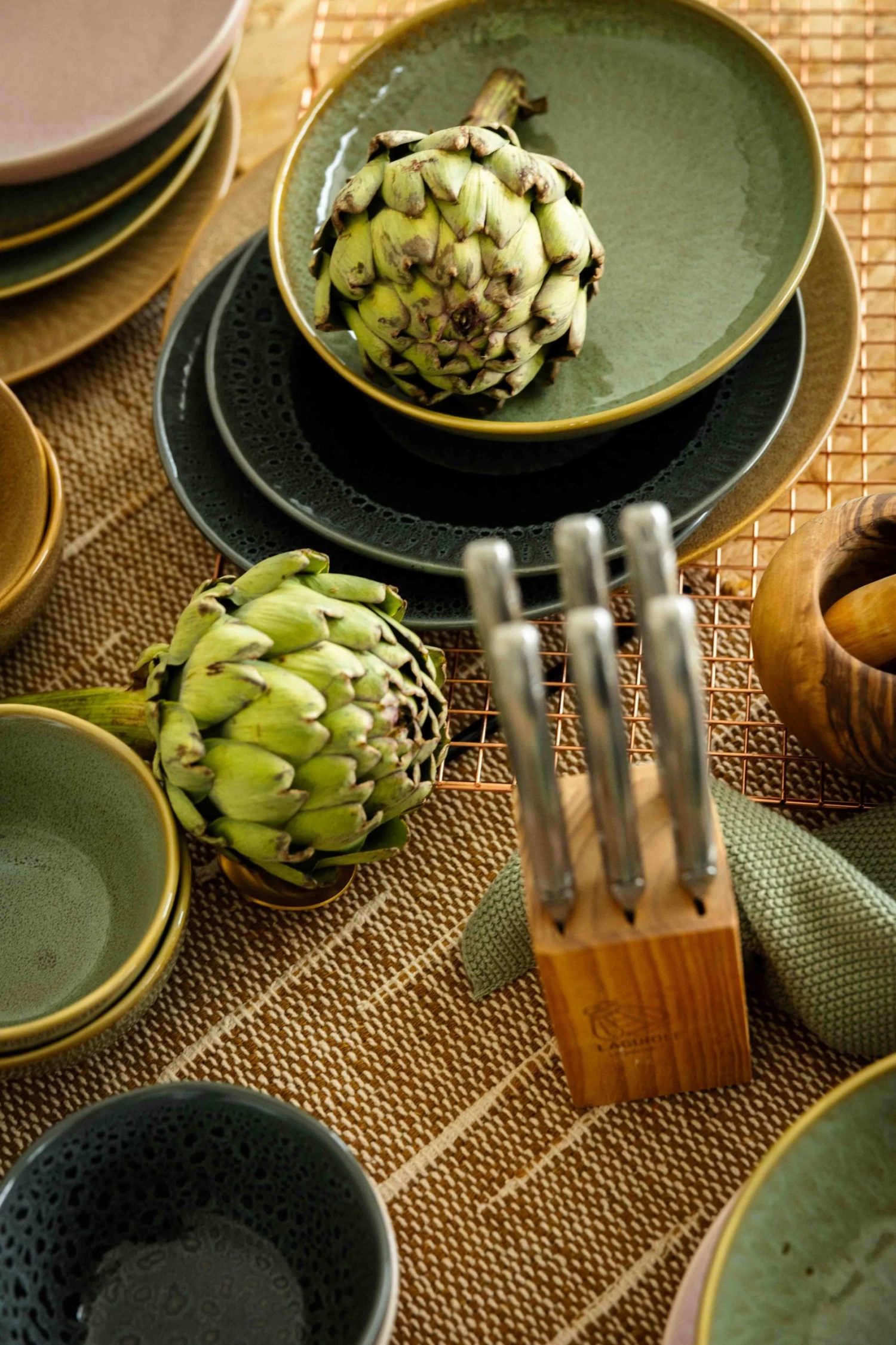 Jay Hill Serviesset Lihou - 4-delig - Grijs/Zwart - Afbeelding 4