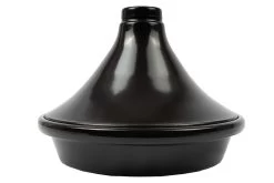 Cookinglife Tajine Regas - Aardewerk - Zwart - ø 32 Cm / 3 Liter