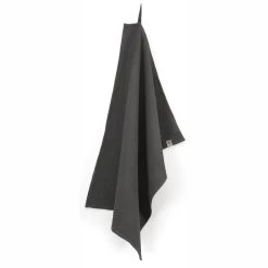 Walra Keukenhanddoek Cubes Uni Off Black 50 X 70 Cm