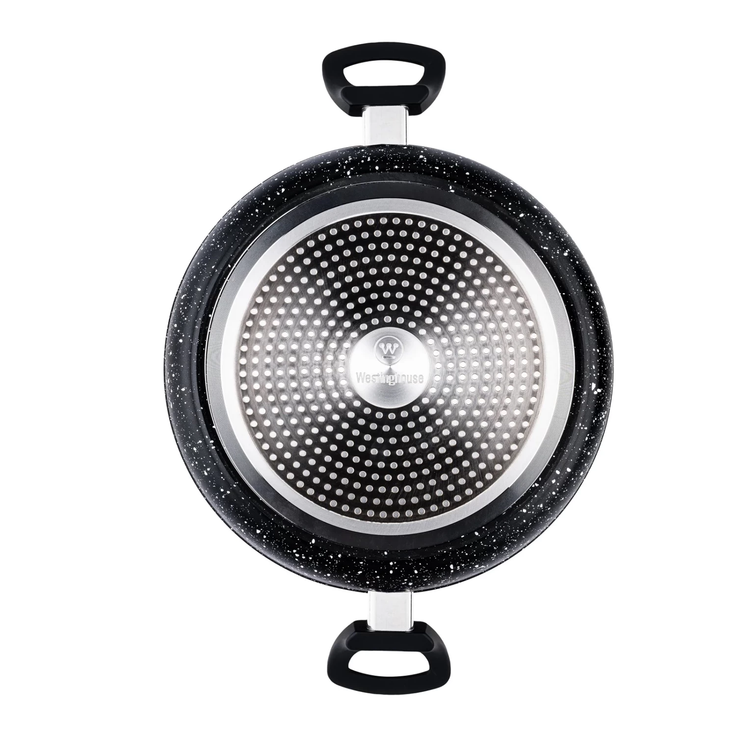 Westinghouse Hapjespan Black Marble - ø 28 Cm / 4.5 Liter - Standaard Anti-aanbaklaag - Afbeelding 6