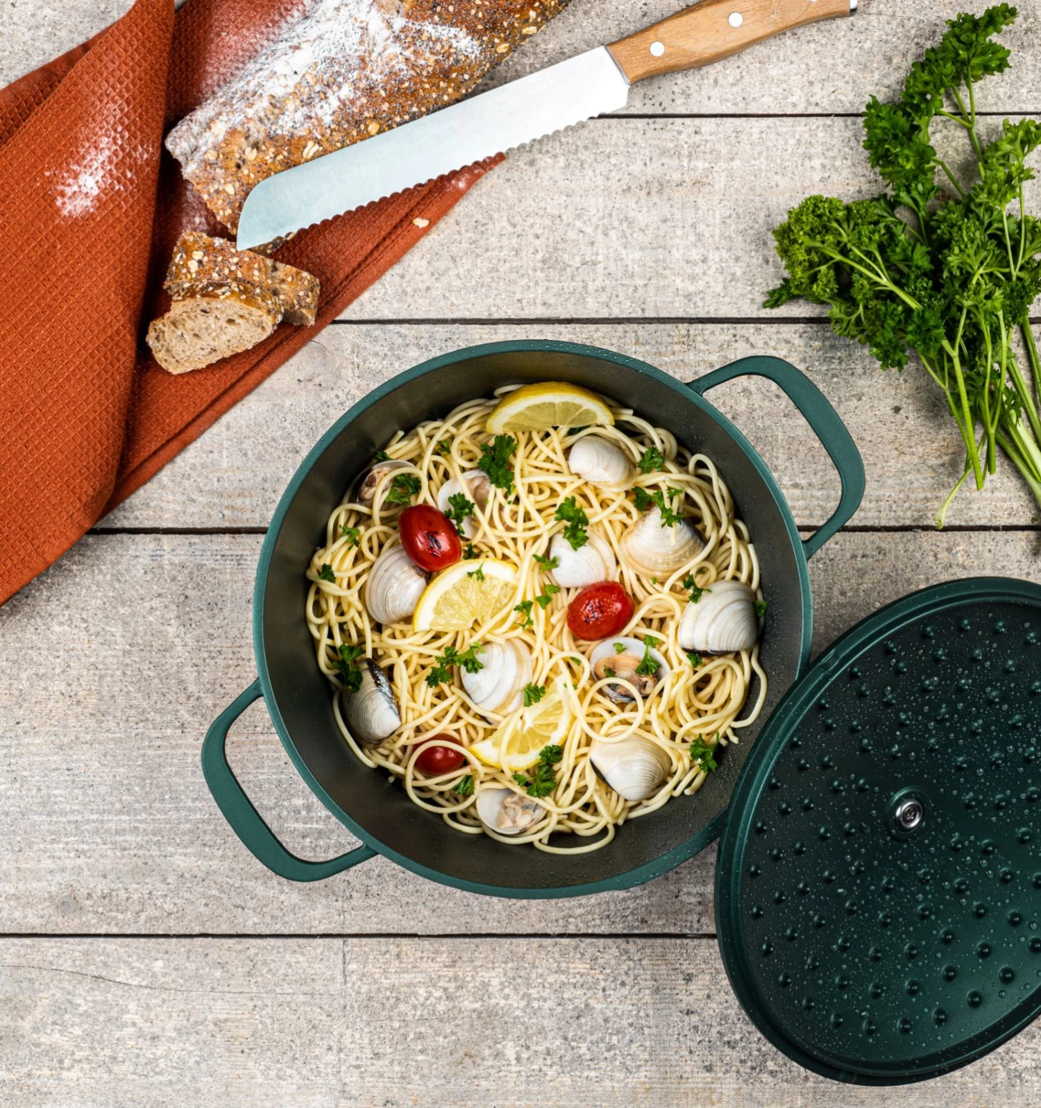 Westinghouse Braadpan Performance - Gracious Green - ø 28 Cm / 6.7 Liter - Afbeelding 10