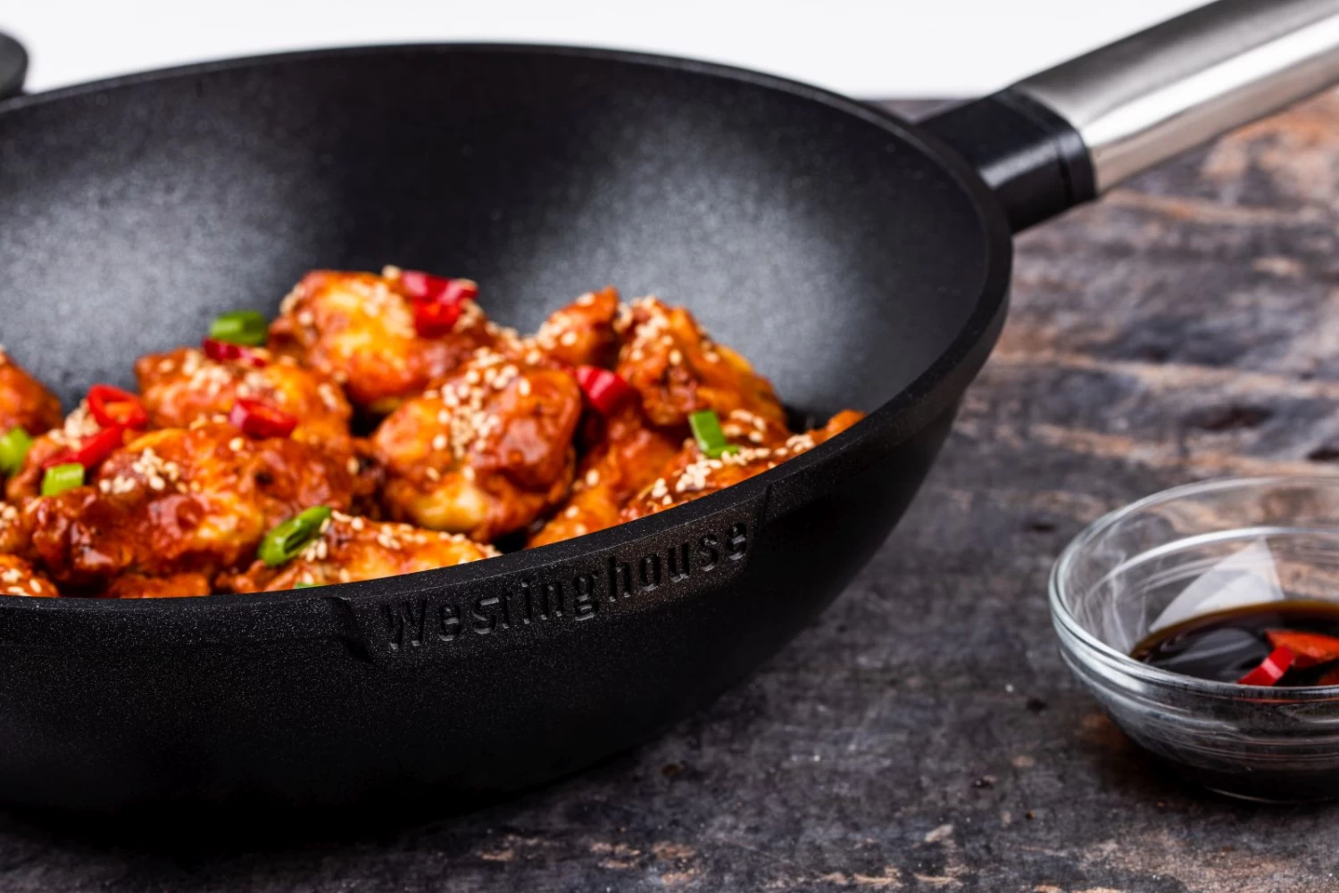 Westinghouse Koekenpan Performance - Blissful Black - ø 28 Cm - Standaard Anti-aanbaklaag - Afbeelding 8