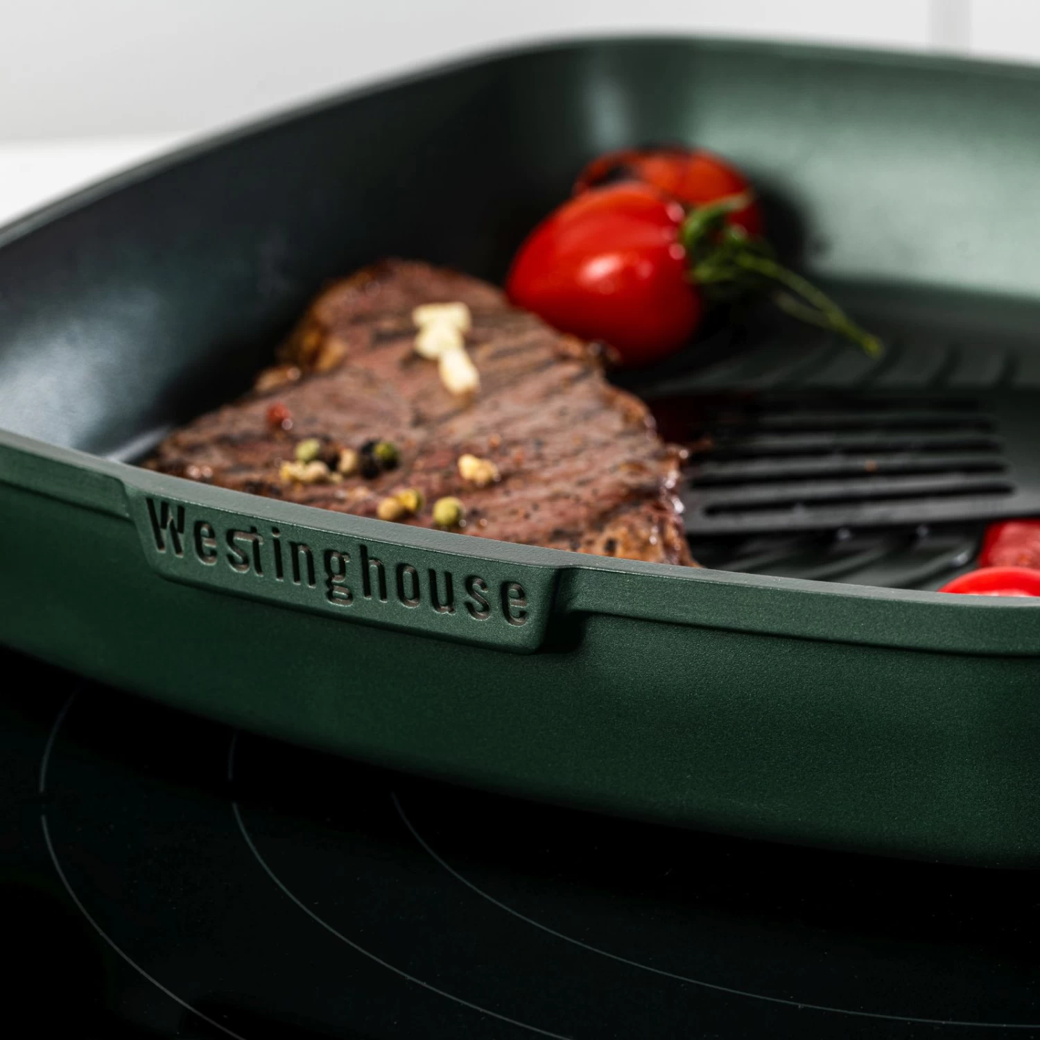 Westinghouse Grillpan Performance - Gracious Green - 28 X 28 Cm - Standaard Anti-aanbaklaag - Afbeelding 4