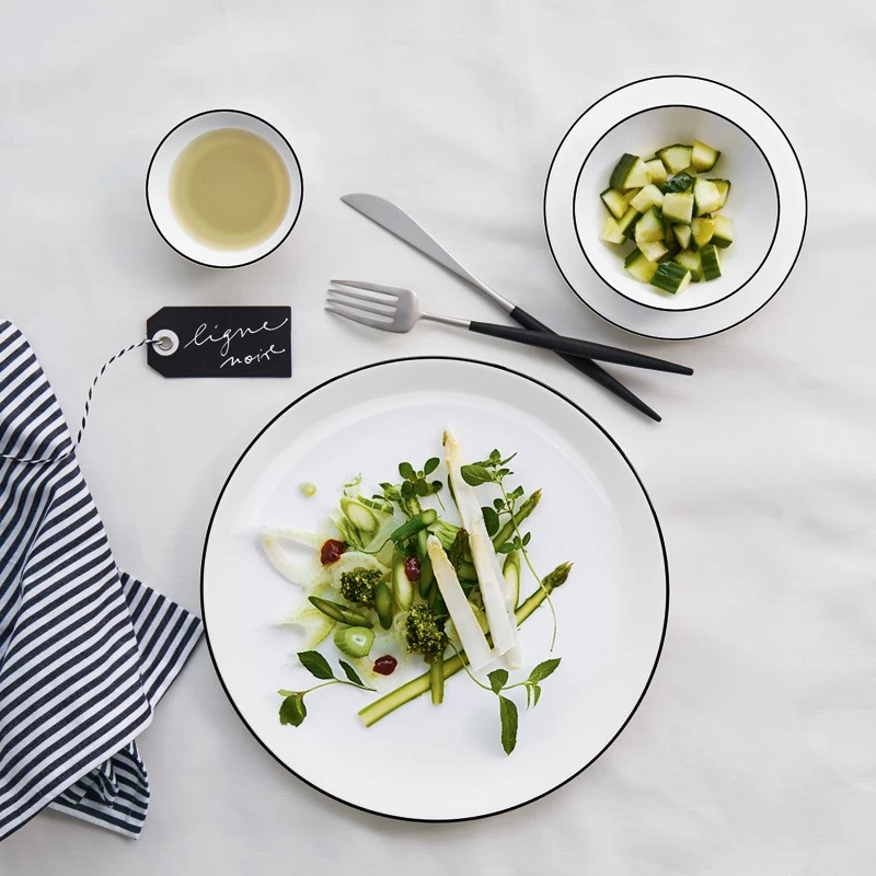 ASA Espresso Kop En Schotel A Table Ligne Noire 70 Ml - Afbeelding 5