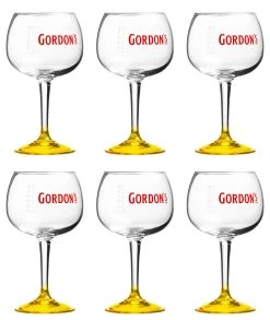 Gordon's Gin Tonic Glazen - Lemon - 6 Stuks