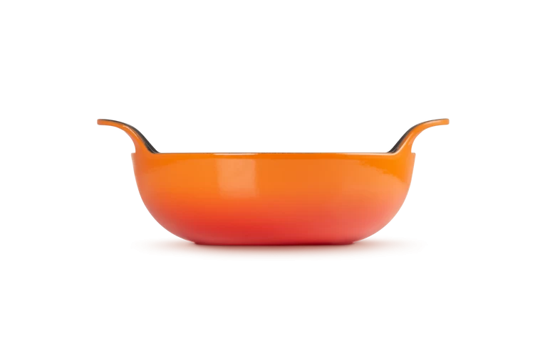 Le Creuset Wokpan / Balti Dish - Oranjerood - ø 24 Cm / 2.7 Liter - Geëmailleerde Anti-aanbaklaag - Afbeelding 3