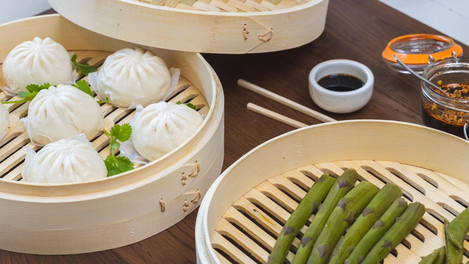 Sareva Stoommandje - Bamboe - 2-laags - ø 30 Cm - Afbeelding 3