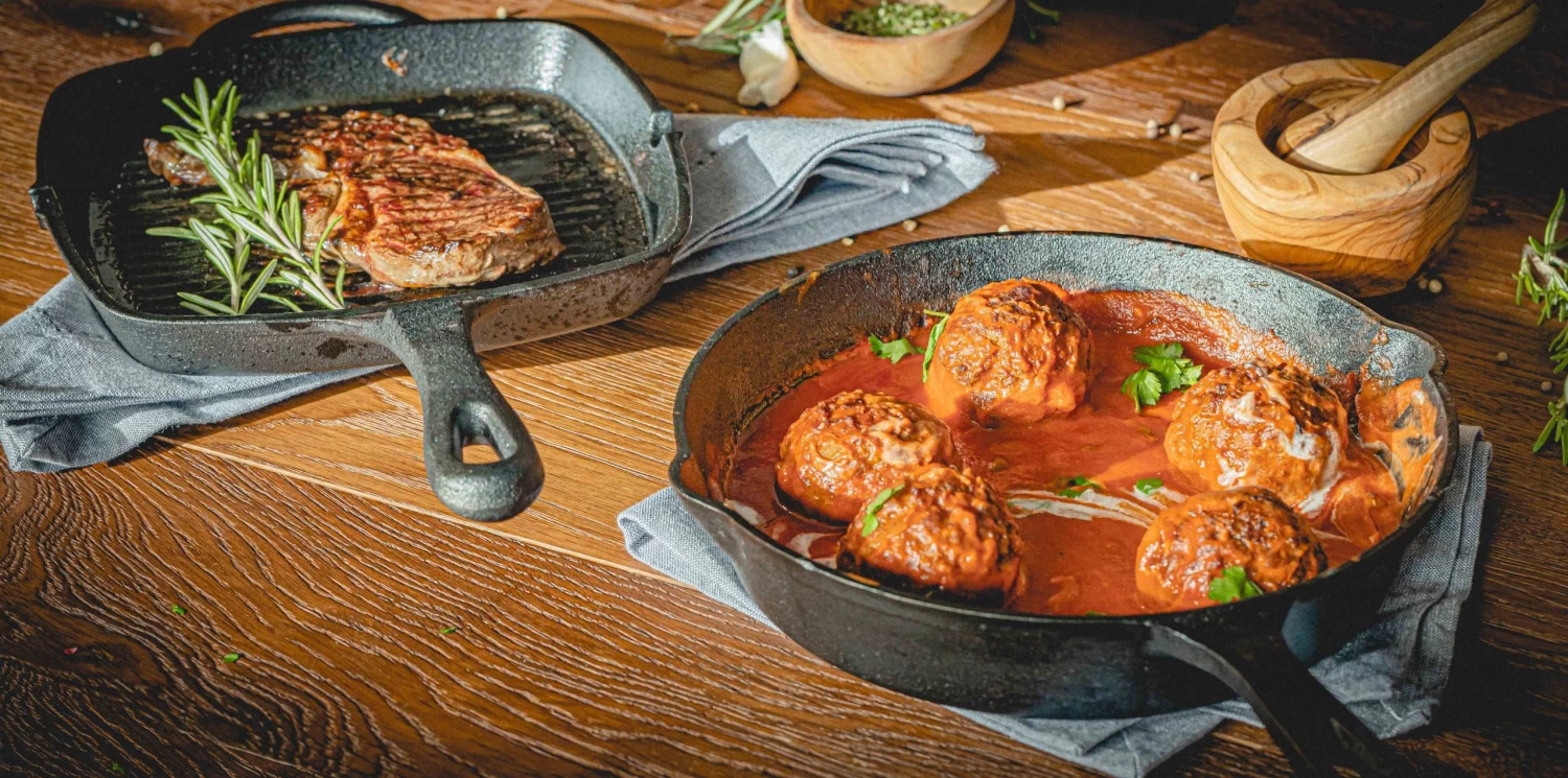 Blackwell Grillpan - Gietijzer - 23 X 23 Cm - Zonder Anti-aanbaklaag - Afbeelding 4