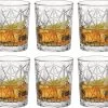 Bormioli Rocco Whiskey Glazen Lounge - 390 Ml - 6 Stuks