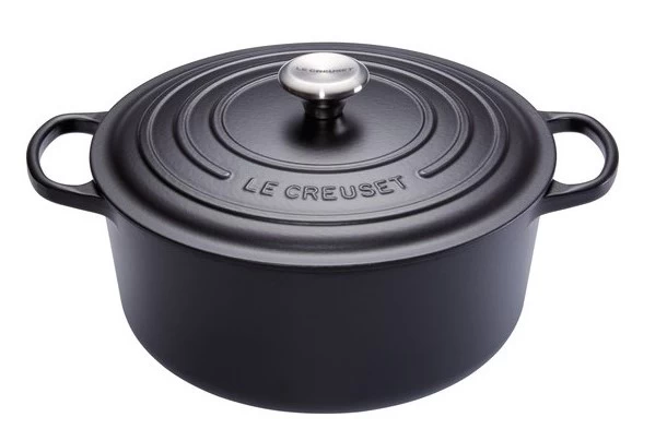 Le Creuset Braadpan Signature - Mat Zwart - ø 28 Cm / 6.7 Liter