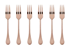 Sambonet Gebaksvorkje Taormina Koper 6 Stuks