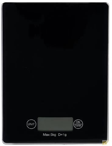 Keukenweegschaal - Zwart - Weegt Tot 5 Kg