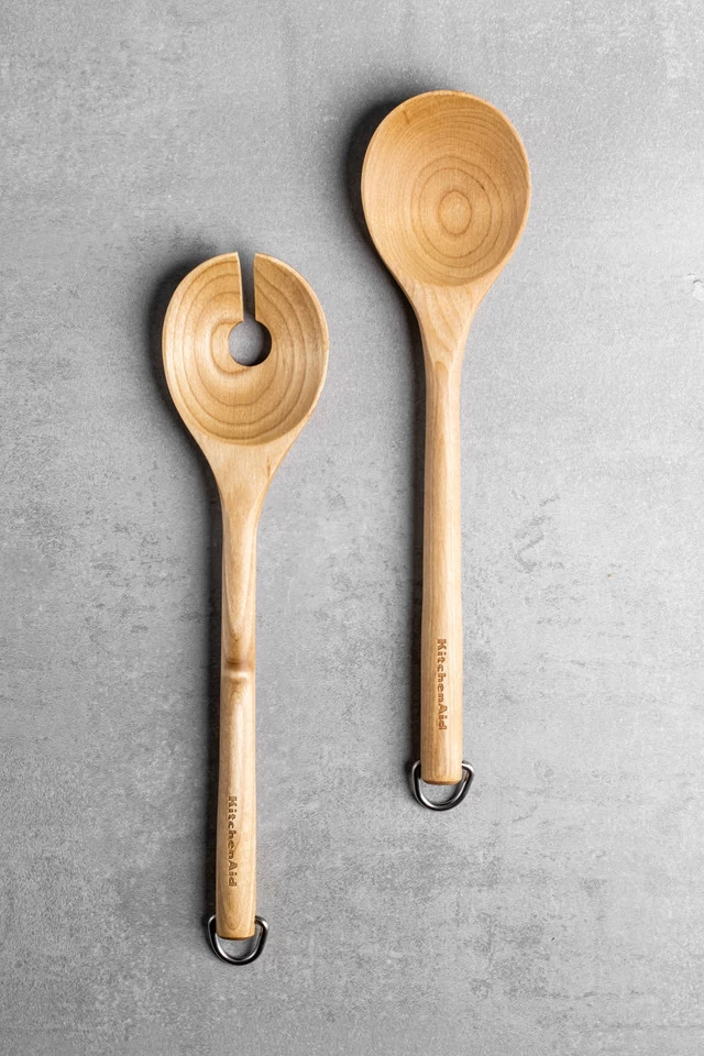 KitchenAid Slabestek Core Berkenhout 2-delig 33 Cm - Afbeelding 2