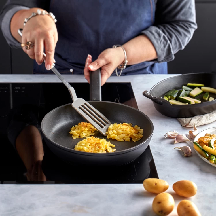 Demeyere Koekenpan Alu Comfort 3 - Duraslide - ø 20 Cm - Standaard Anti-aanbaklaag - Afbeelding 3