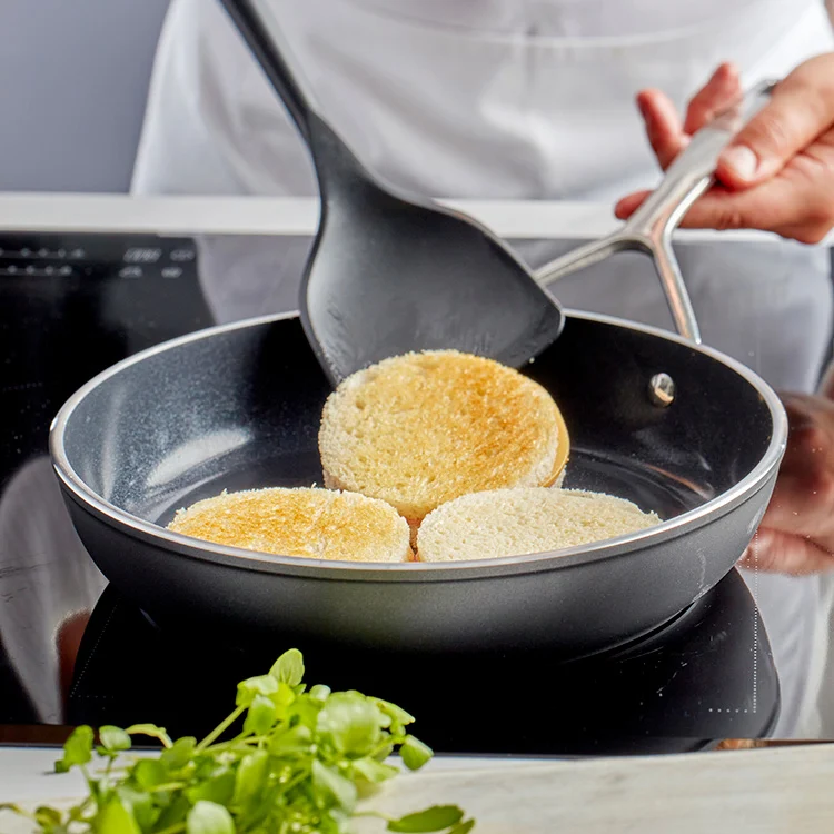 Demeyere Koekenpannen Alu Pro 5 - Ceraforce - ø 24 + 28 Cm - Keramische Anti-aanbaklaag - Afbeelding 2