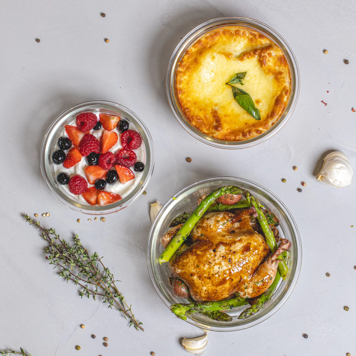 Sareva Glazen Vershoudbakje Cook & Fresh - 7-delig - Afbeelding 3