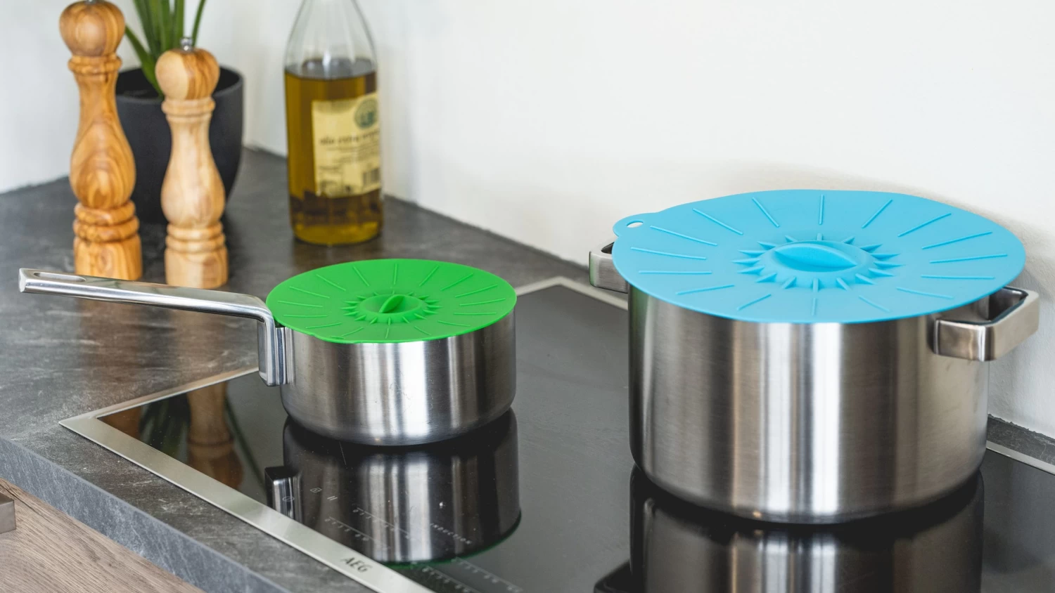 Sareva Siliconen Vershouddeksels - Vacuum - 5 Stuks - Afbeelding 4