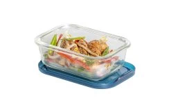 Sareva Glazen Vershoudbakje Cook & Fresh - Hittebestendig Glas - 17 X 11 X 5 Cm / 300 Ml