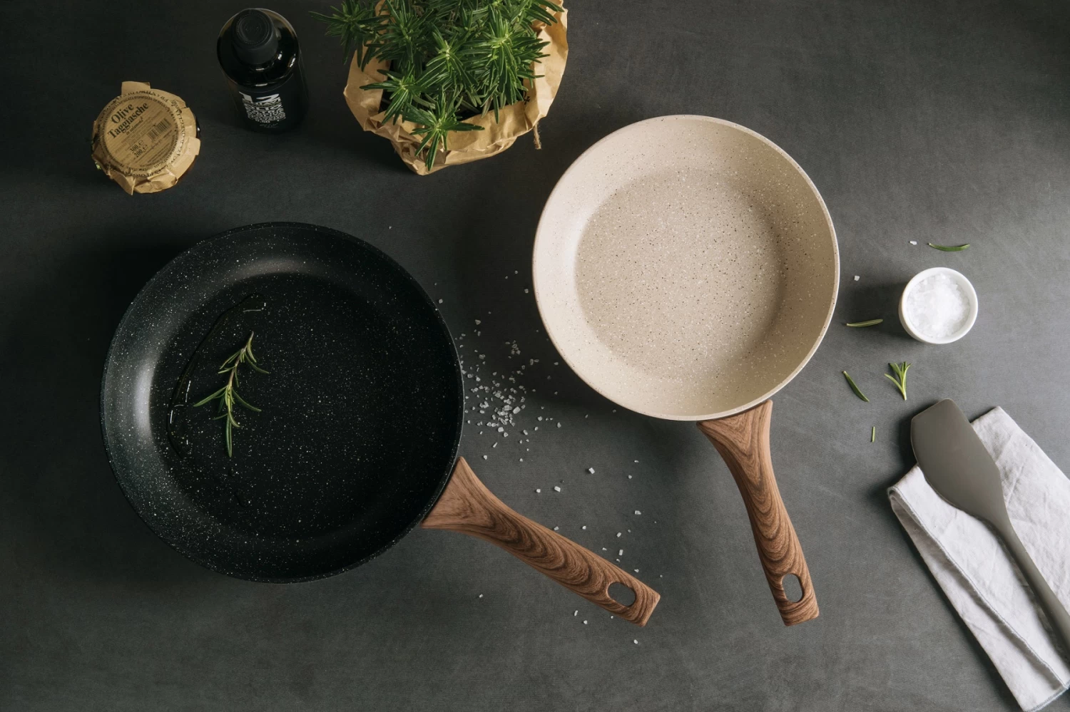 Sambonet Wokpan Rock 'n' Rose - Creme - ø 28 Cm - Standaard Anti-aanbaklaag - Afbeelding 2