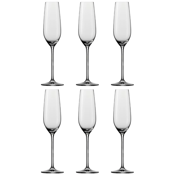 Schott Zwiesel Champagneglazen Fortissimo - 240 Ml - 6 Stuks - Afbeelding 2