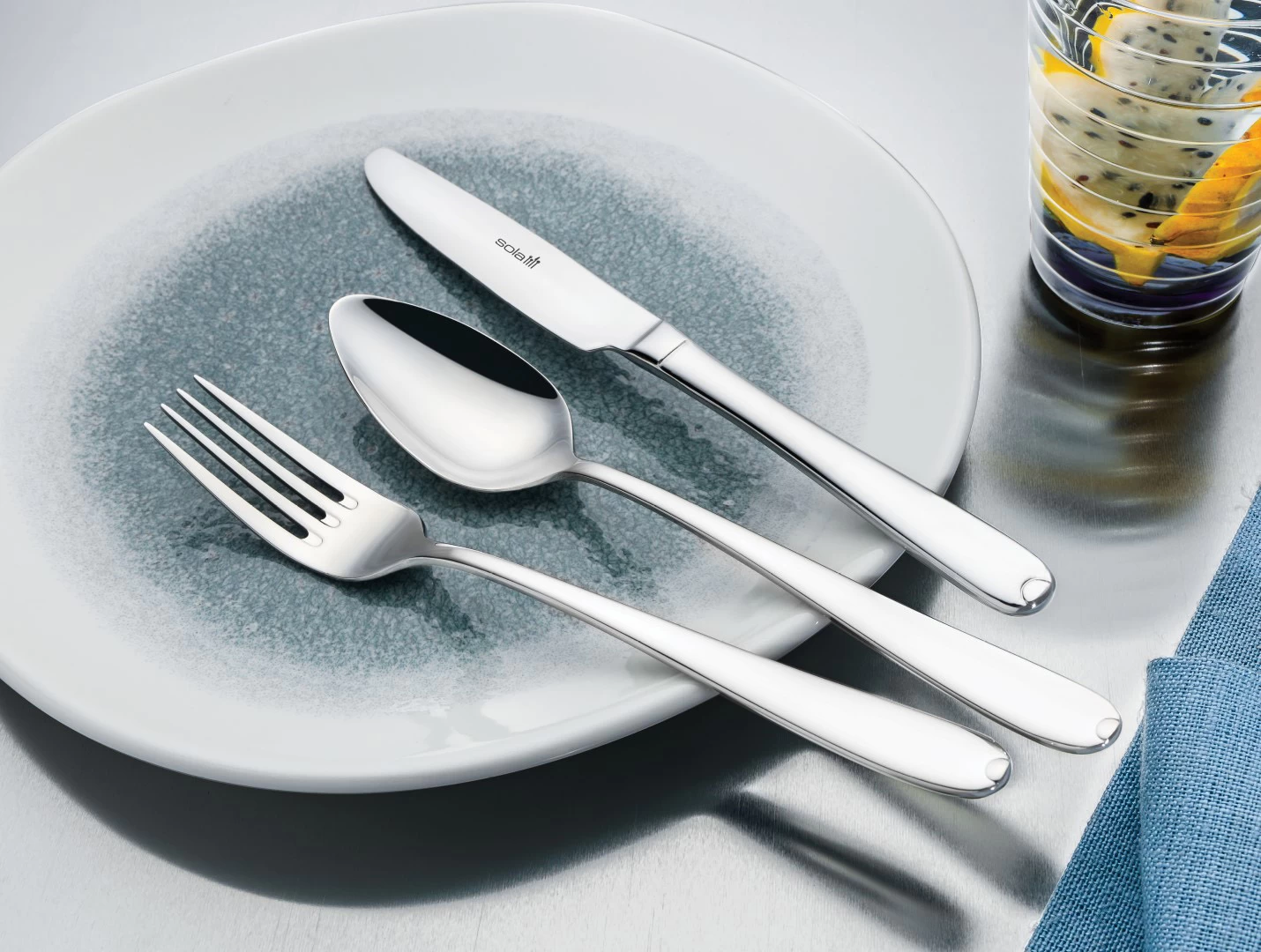 Sola Bestekset Fleurie - 70 Delig / 8 Personen - Afbeelding 2