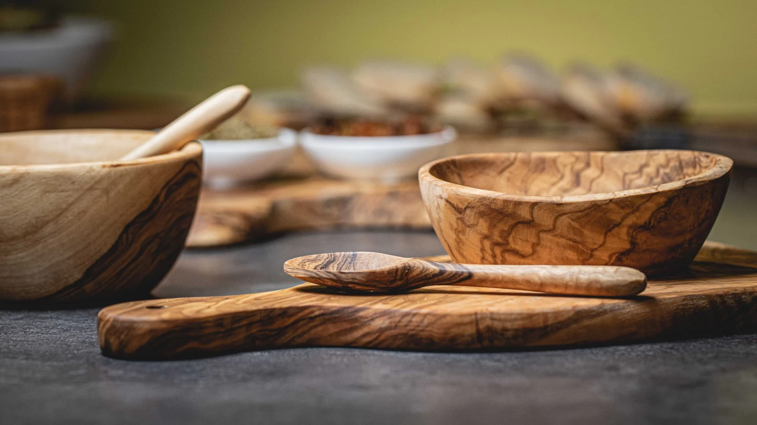 Jay Hill Sauslepel Tunea - Olijfhout - 25 Cm - Afbeelding 3