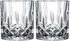 Cookinglife Whiskey Glazen / Cocktailglazen / Waterglazen Moray - 320 Ml - 2 Stuks